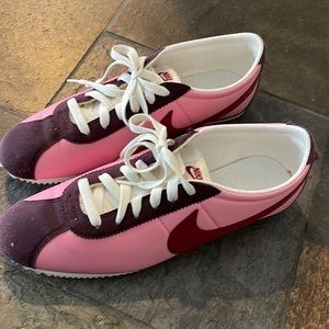 Pink Nike shoes